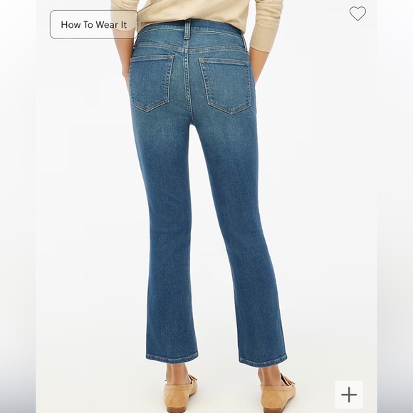 J.Crew Mid rise flare crop jean - Picture 2 of 10